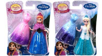 frozen magic clip dolls