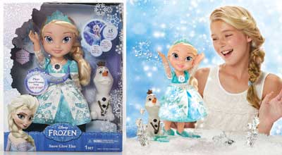 disney frozen snow glow elsa doll